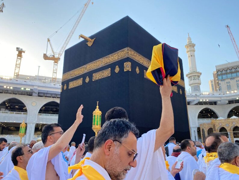 تصاویر اختصاصی «مهر» از طواف زائران و حجاج ایرانی در خانه خدا