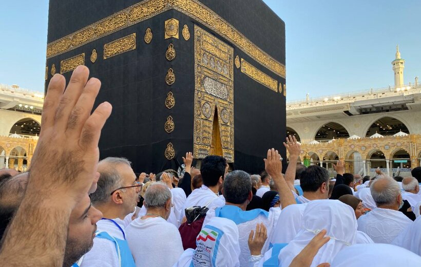 تصاویر اختصاصی «مهر» از طواف زائران و حجاج ایرانی در خانه خدا