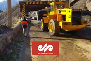 تلاش برای بازگشایی جاده چالوس