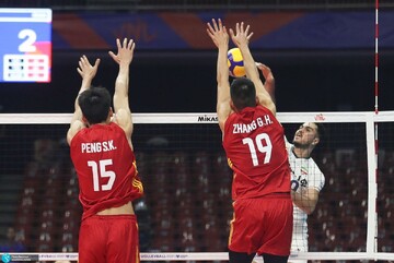 Iran defeats China at 2023 Volleyball Nations League