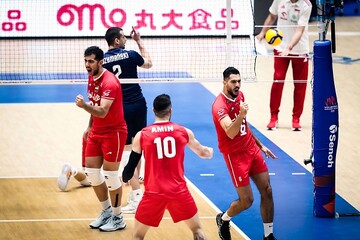 شکست تیم ملی ایران برابر اسلوونی در ست نخست
