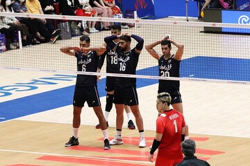 پیروزی تیم ملی والیبال ایران برابر آلمان در ست اول