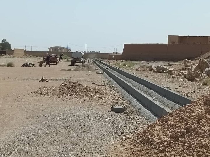 احداث خیابان داخل عرصه «کوشک تاریخی عزت آباد» 2