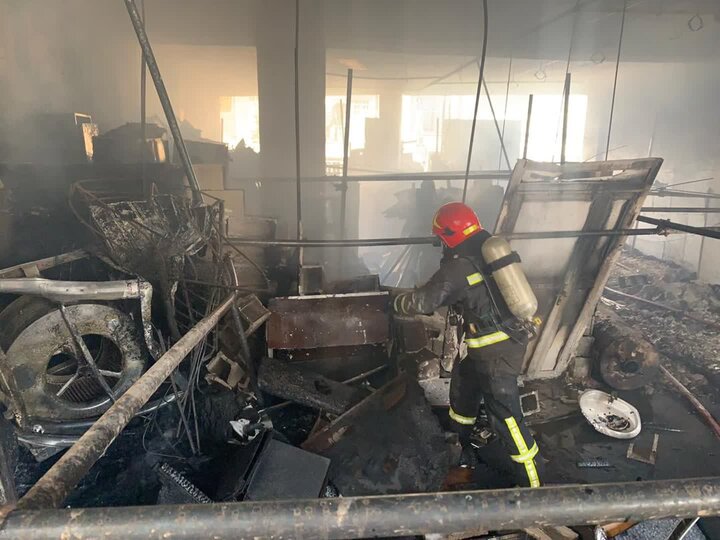 آتش سوزی منزل مسکونی در اصفهان ۴ مصدوم داشت