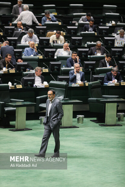 جواد کریمی قدوسی نماینده مشهد در صحن علنی مجلس شورای اسلامی حضور دارد