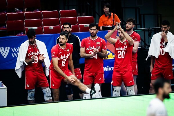 Iran volleyball team loses to Netherland in 2023 VNL