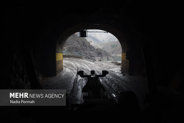 خسارت و ویرانی سیل در جاده چالوس