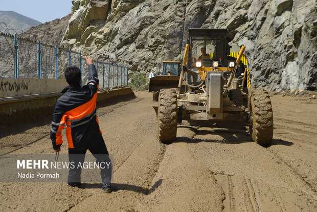 آخرین وضعیت پاکسازی و بازگشایی تونل شماره 2 جاده چالوس