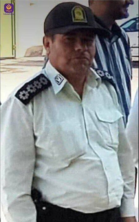 تصویر سروان «محمد قنبری» که امروز در ایذه به شهادت رسید