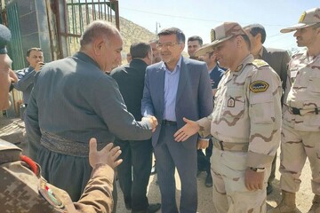 سرپرست فرمانداری پاوه به استان حلبچه عراق سفر کرد