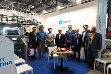 Iranian ambassador attends textile exhibition in Italy