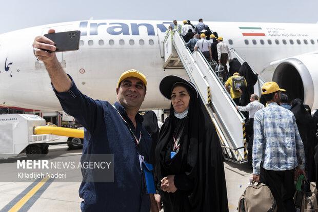 اعزام زائران بیت الله الحرام از فرودگاه اصفهان پایان یافت