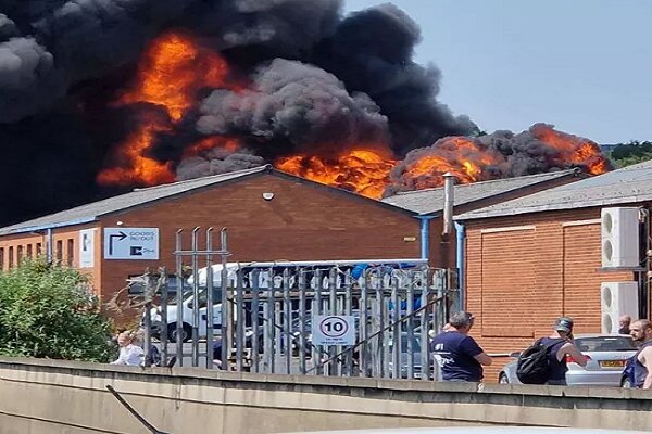 Explosion in Leeds factory sparks massive fire