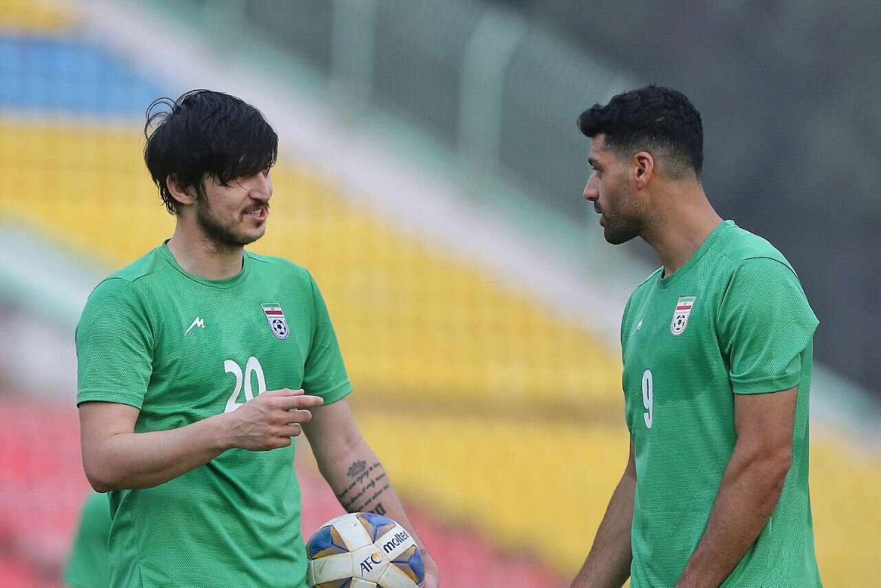 برگزاری تمرین تیم ملی فوتبال قبل از دیدار با افغانستان