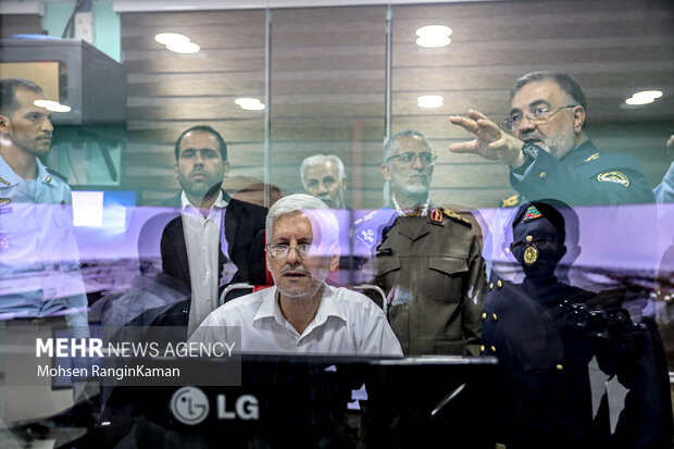 Unveiling ceremony of Iran's air traffic control simulator