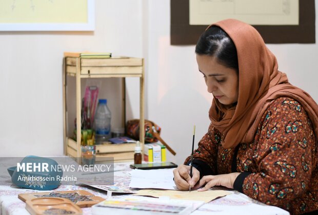 Handicrafts exhibition in Iran's Birjand
