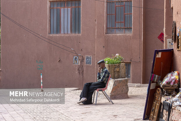 İran'daki tarihi Abyaneh köyünden fotoğraflar