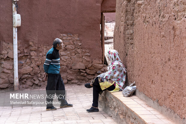 İran'daki tarihi Abyaneh köyünden fotoğraflar