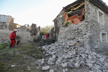 زلزله ۵.۸ ریشتری در فرانسه خسارات جدی به خانه‌ها وارد کرد