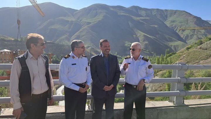 بازدید رئیس پلیس راهور فراجا از اتوبان تهران-شمال