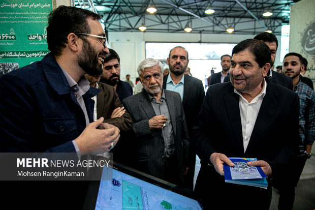 «محمد مخبر» معاون اول رئیس جمهور از نمایشگاه رویداد نمایشگاهی جهاد پیشرفت بازدید کرد