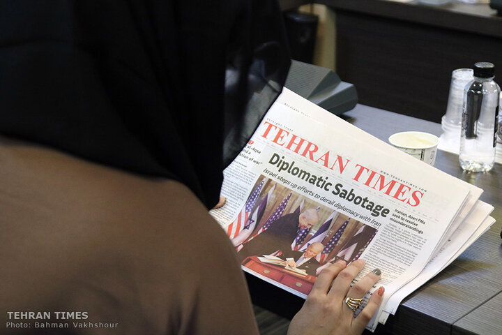 Pakistani journalists visit the Tehran Times