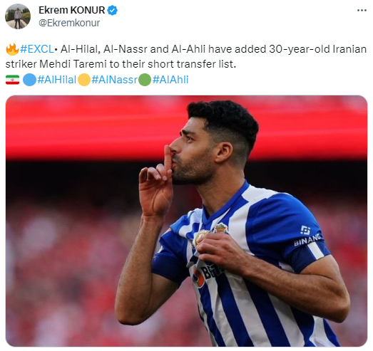 مهاجم ایران در رادار سه تیم عربستان/طارمی همتیمی رونالدو میشود؟