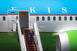 Uzbekistan President arrives in Tehran