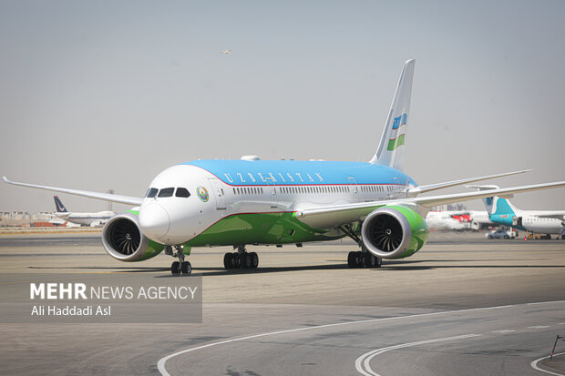 Uzbekistan President arrives in Tehran