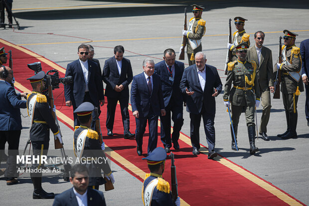 Uzbekistan President arrives in Tehran