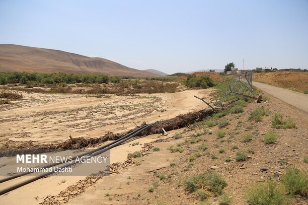 
Interior minister's visit to flood-hit areas in Ardabil
