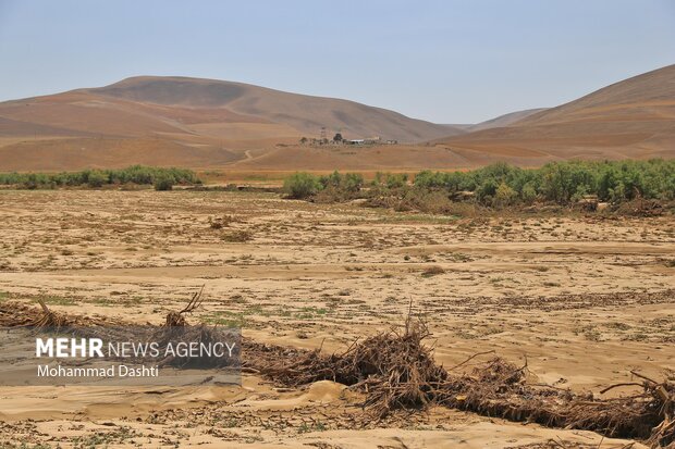 
Interior minister's visit to flood-hit areas in Ardabil
