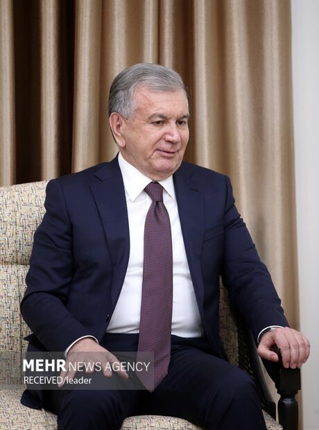 دیدار رئیس جمهور ازبکستان با رهبر معظم انقلاب