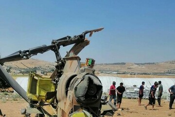بالگرد نظامی اردن سقوط کرد
