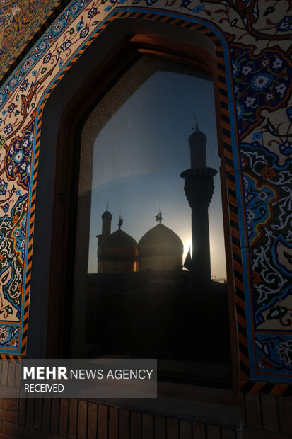 مراسم عزاداری روز شهادت جوادالائمه حضرت امام محمدتقی (ع) با حضور مردم عزادار در شهر کاظمین برگزار شد