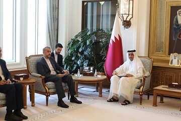 امیرعبداللهیان با وزیر خارجه قطر دیدار کرد