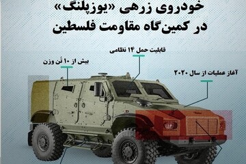 خودروی زرهی یوزپلنگ چگونه اسیر مقاومت فلسطین شد؟+ اینفوگرافی