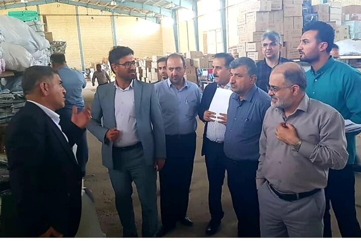 وضعیت انبارهای اموال تملیکی شمال استان بوشهر بررسی شد وضعیت انبارهای اموال تملیکی شمال استان بوشهر بررسی شد