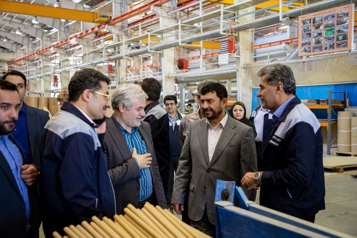 افتتاح کارخانه سیم‌لاکی اشراق وابسته به گروه صنعتی ایران ترانسفو