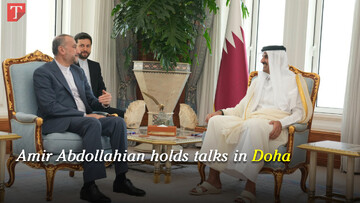 Amir Abdollahian holds talks in Doha