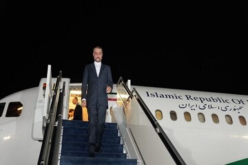 امیرعبداللهیان فرودگاه دوبی را به مقصد تهران ترک کرد