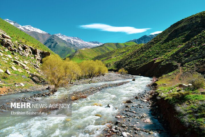 با شروع ماه سوم از فصل بهار، طبیعت زیبای کوهستان‌های گادر شهرستان مرزی اشنویه جلوه خاص و زیبایی به خود گرفته است