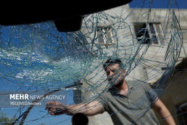 حمله شهرک نشینان رژیم صهیونیستی به شهرهای فلسطین