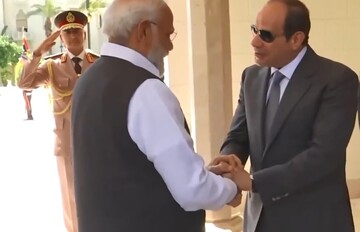 رئیس‌جمهور مصر و نخست‌وزیر هند دیدار کردند