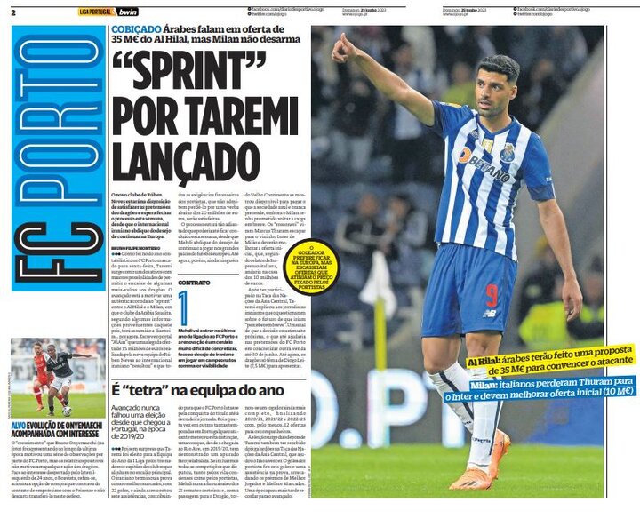 لبخند پورتو به پیشنهاد الهلال برای طارمی/ میلان هنوز امیدوار است