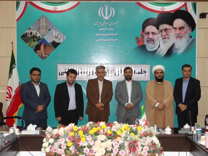 معاونان فرمانداری دشتی معارفه شدند