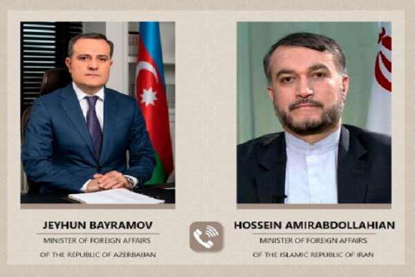 أمير عبد اللهيان يبحث مع نظيره الأذربيجاني العلاقات الثنائية 