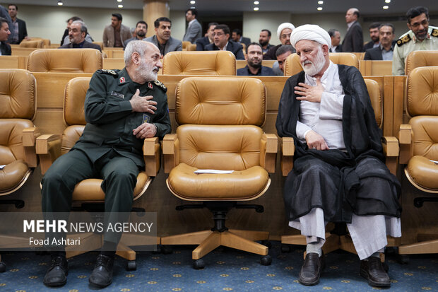 سردار محمدکاظمی رئیس سازمان اطلاعات سپاه پاسداران انقلاب اسلامی در مراسم گرامیداشت هفته قوه قضاییه حضور دارد