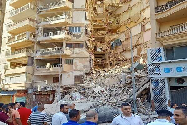 13-storey building collapses in Alexandria, Egypt (+VIDEO)