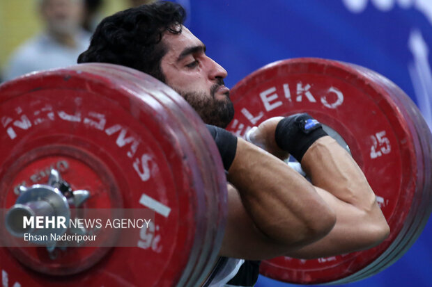 رکورد گیری تیم ملی وزنه برداری 6